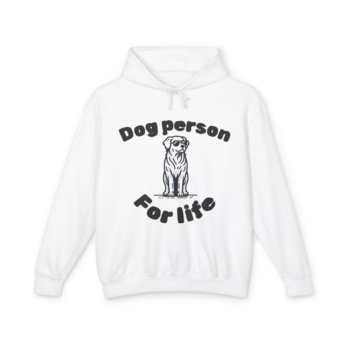 Dog Person Unisex Lightweight Hooded Sweatshirt, Cozy Pet Lover Apparel, Gift for Dog Owners, Perfect for Casual Outings, Dog Lover Hoodie