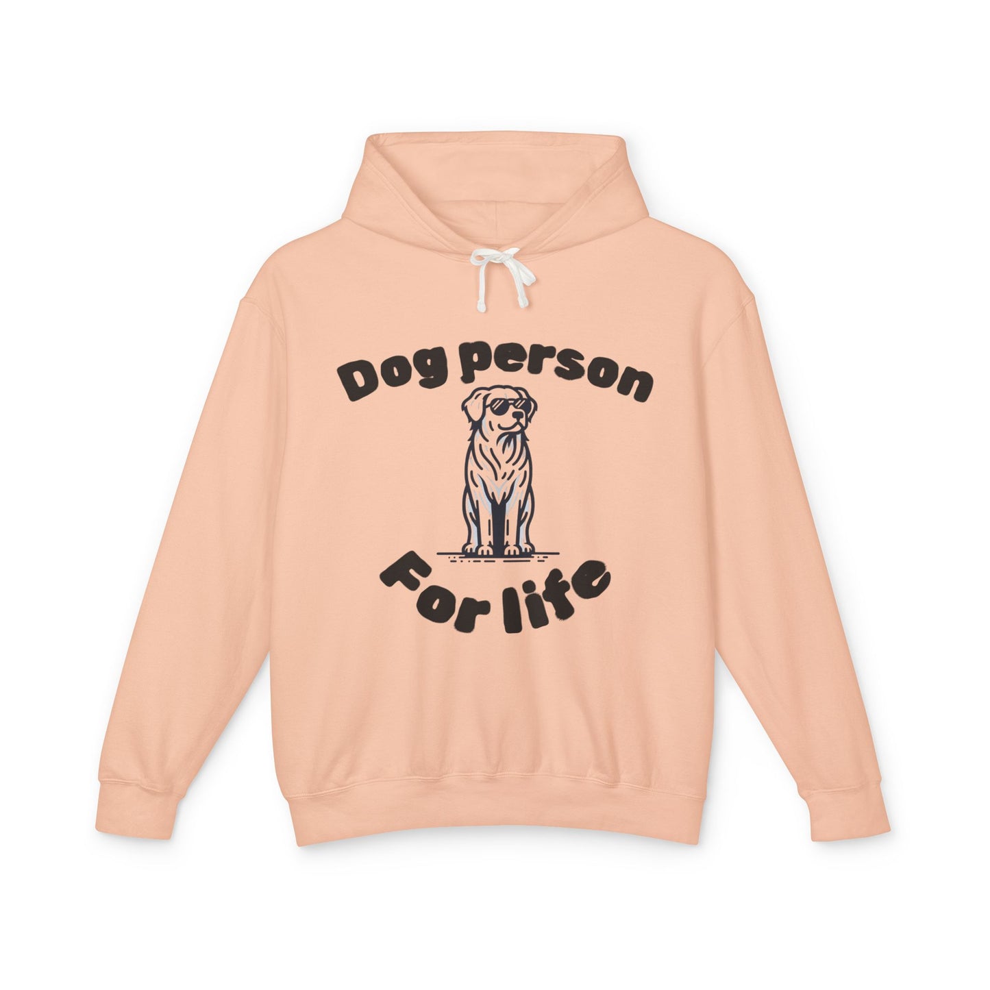 Dog Person Unisex Lightweight Hooded Sweatshirt, Cozy Pet Lover Apparel, Gift for Dog Owners, Perfect for Casual Outings, Dog Lover Hoodie
