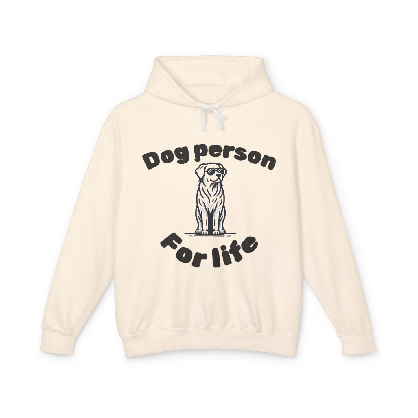 Dog Person Unisex Lightweight Hooded Sweatshirt, Cozy Pet Lover Apparel, Gift for Dog Owners, Perfect for Casual Outings, Dog Lover Hoodie