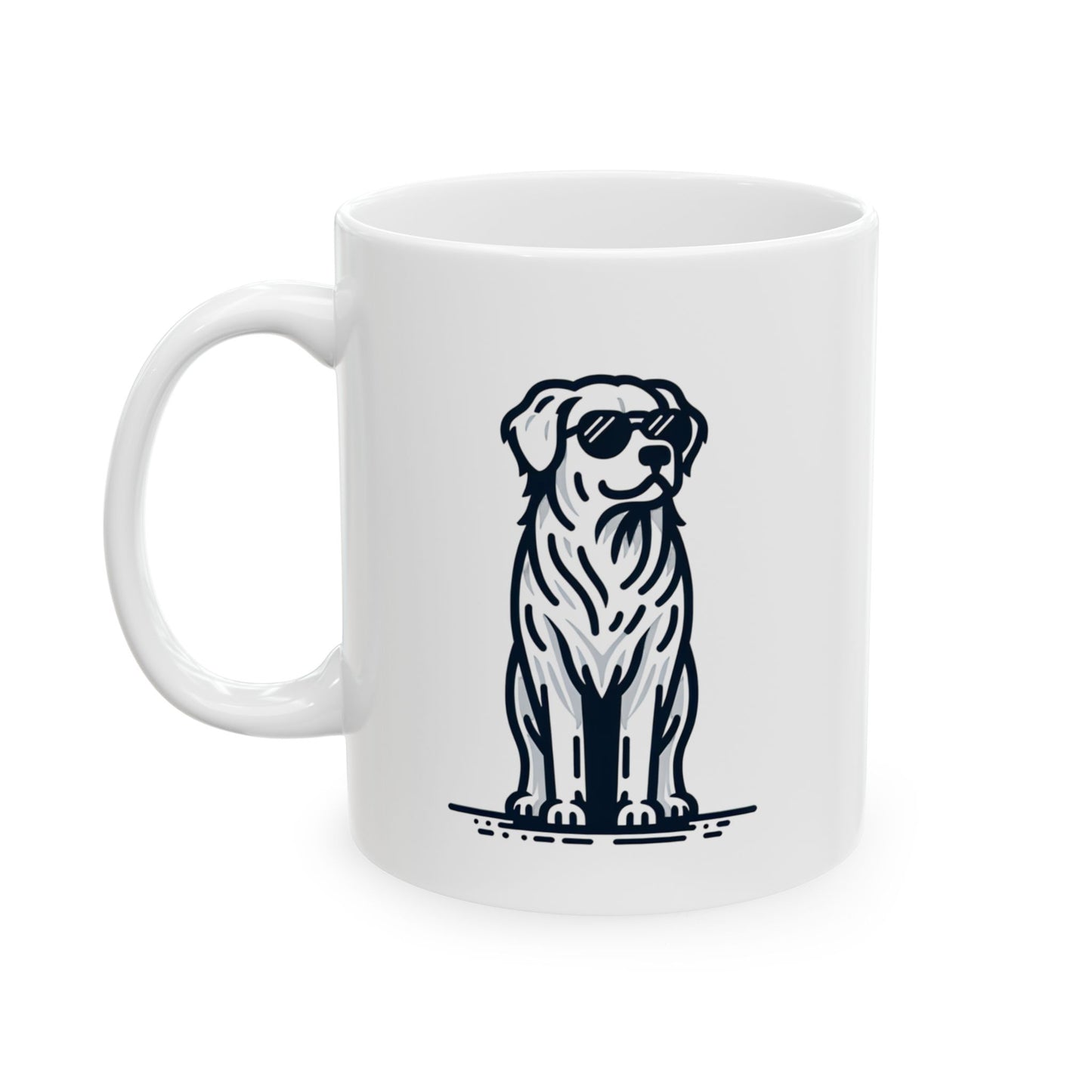 Dog Lover's Ceramic Mug - Life is Better with a Dog by Your Side, Pet Gift, Dog Mom Coffee Cup, Animal Lover Present, Unique Dog [...]