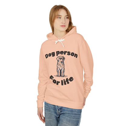 Dog Person Unisex Lightweight Hooded Sweatshirt, Cozy Pet Lover Apparel, Gift for Dog Owners, Perfect for Casual Outings, Dog Lover Hoodie