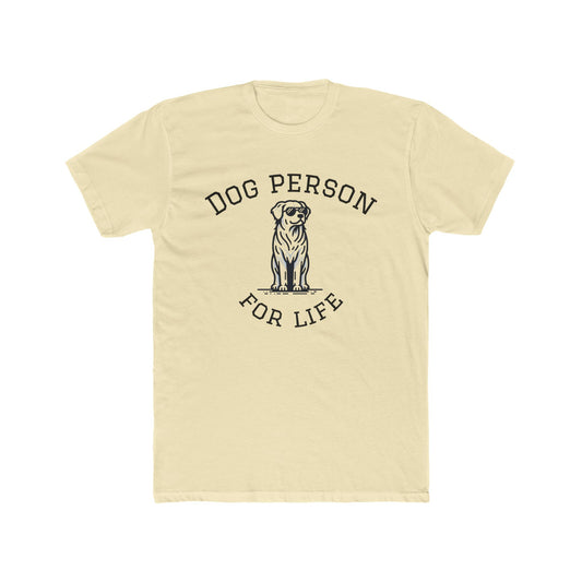 Unisex Dog Person Crew Tee - Gift for Dog Lovers, Casual Wear, Pet Owner Gift, Animal Lover T-Shirt, Cute Dog Apparel, Everyday Comfort